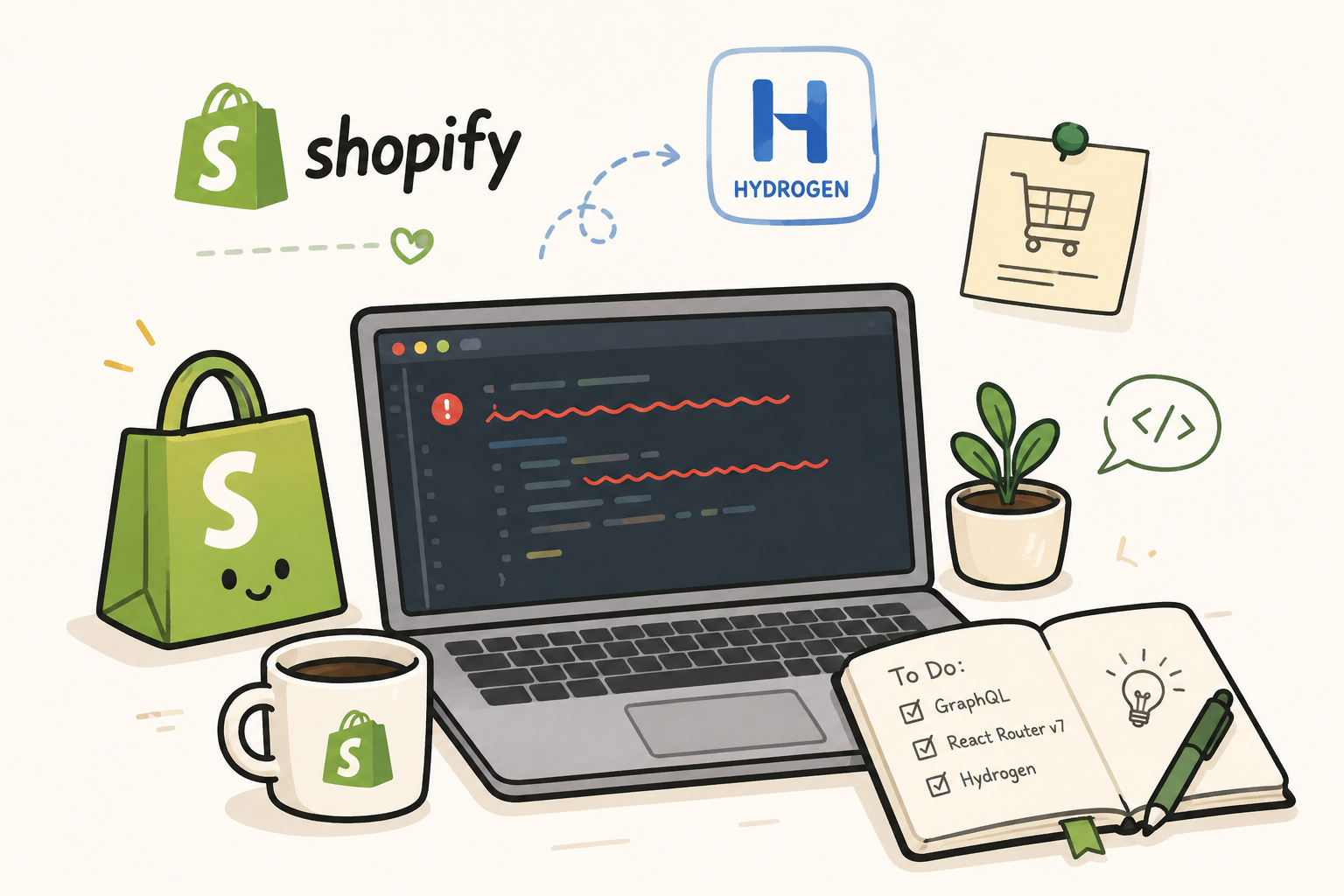 Shopify / Hydrogen脚手架搭建、爆红解决